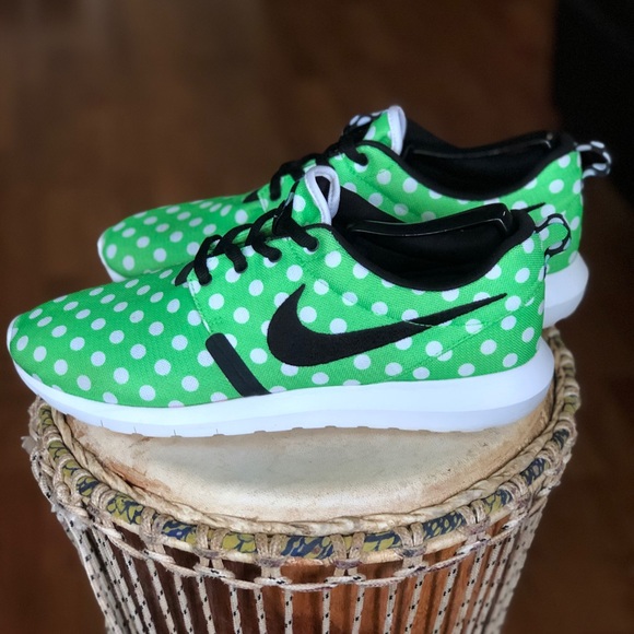 Nike Roshe NM Polka Dot 810857-300 Green Size 12 - Picture 4 of 7
